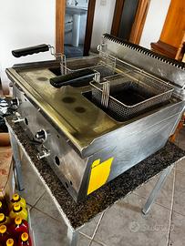 Friggitrice a gas e rimanza negozio