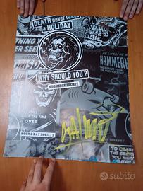 AUTOGRAFO SALMO POSTER DOOMSDAY 