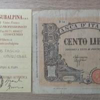 100 LIRE BARBETTI GRANDE B  CERTIFICATA R14095373