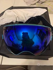 Maschera Sci de GRISOGONO x ROSSIGNOL Lente Blu