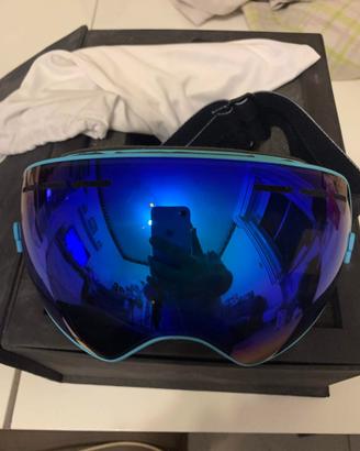 Maschera Sci de GRISOGONO x ROSSIGNOL Lente Blu