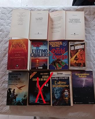 Fantasy lotto n.14 libri Stephen King e vari 