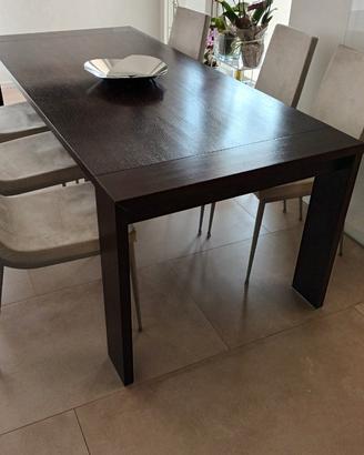 Tavolo "Varaschin" legno Wenge' 90 x 200