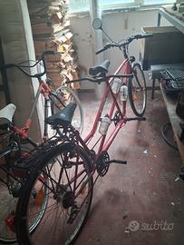 bici 2 posti di marca bianchi