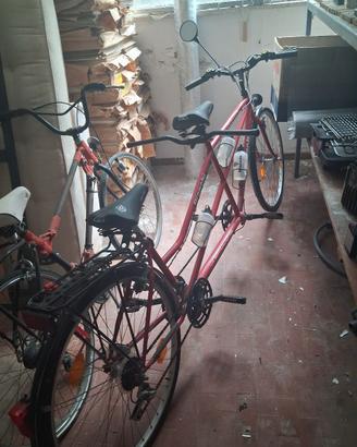 bici 2 posti di marca bianchi