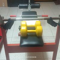 Palestra Vintage con vari accessori 