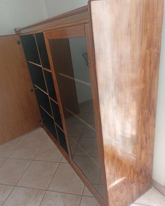 vetrina legno massello 
