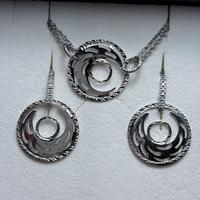 bracciale e orecchini in argento 925