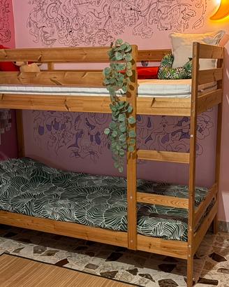 Letto a castello con materassi ikea