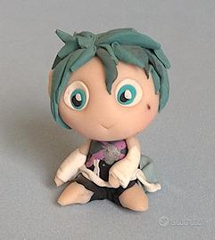 Kingdom Hearts BBS figure chibi Aqua fimo handmade