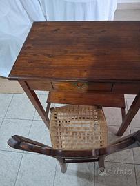tavolino epoca legno