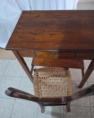 tavolino epoca legno
