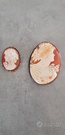 Coppia di cammeo originali anni 50 circa
