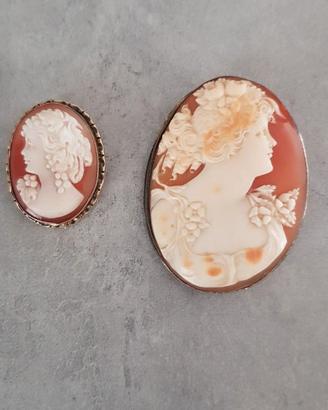 Coppia di cammeo originali anni 50 circa