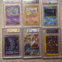 Carte gradate pokemon bgs psa