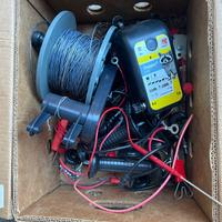 rete elettrificata con carica batteria