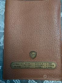 LANCIA porta docti vintage + cert gar LANCIA