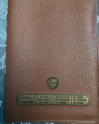 LANCIA porta docti vintage + cert gar LANCIA