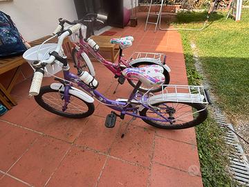 2 Bici bambina - ruote da 20’’ usate pochissimo