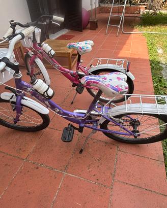 2 Bici bambina - ruote da 20’’ usate pochissimo