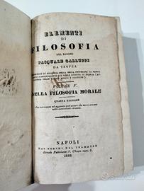 Libro antico del 1840. Da collezione 