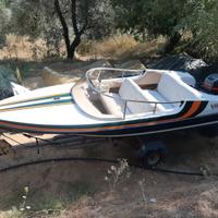 Barca VEGA 4m motore mariner 25 CV con carrello