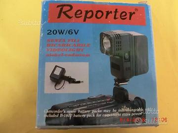 Flasc vintag con 2 batterie + alimentatore