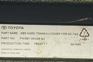 Hard top coperchio cassone pick up Toyota