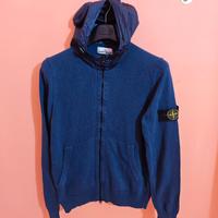 Maglione Stone Island con zip e cappuccio tg L