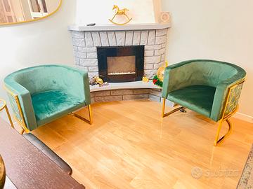 Elegante poltrone taglio a laser a nido d’ape