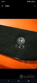 tappetino auto cappelliera Alfa Romeo 147 nero 