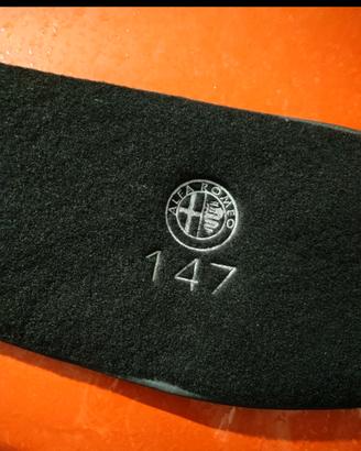 tappetino auto cappelliera Alfa Romeo 147 nero 