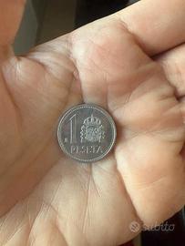 Moneta da 1 Peseta spagnola del 1984