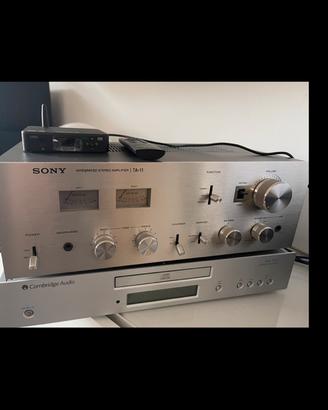 Amplificatore Sony TA-11  + Lettore CD Cambridge