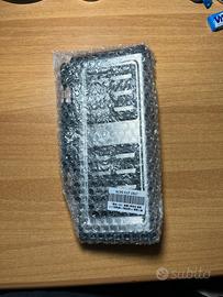 Pedaliera in acciaio INOX e gomma cromata