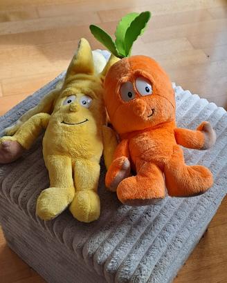 peluche carota e banana