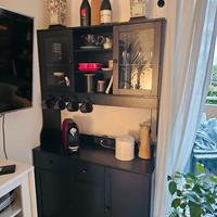 dispensa credenza mobile tazze nero