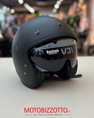 HJC V31 Semi Flat Balck