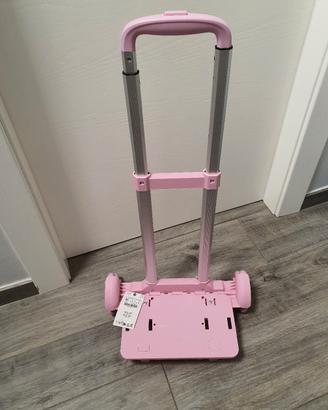 ZARA carrello trolley porta zaino scuola 6 ruote