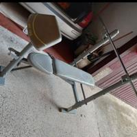 Panca fitness+2 bilancieri