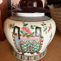 ANTICA PORCELLANA CINESE (PORTA RISO CON VASI)