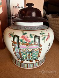 ANTICA PORCELLANA CINESE (PORTA RISO CON VASI)