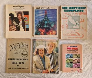 13 tra spartiti, canzonieri, biografie Rock/Folk