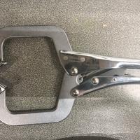 PINZA AUTOBLOCCANTE CON GANASCE A COLLO DI CIGNO O