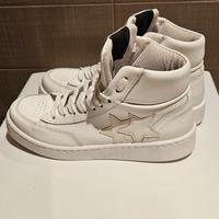2STAR sneakers alte donna bianche n.39 scarpe moda