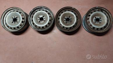 4 cerchi ferro Doblò 2001 5.5Jx14 ET37 4x98