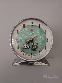 Orologio sveglia meccanica anni '60