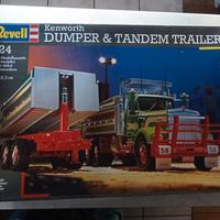 Revell Kenworth Dumper & Tandem Trailer - 1:24 -