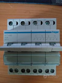 Commutatore 1-0-2 4 poli Hager SFT440 40A 