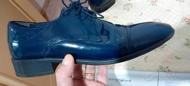 scarpe uomo blu lucide numero 41